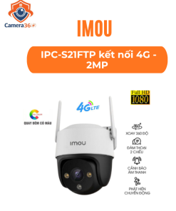 Camera Wifi PT Full Color 2MP iMOU IPC-S21FTP kết nối 4G